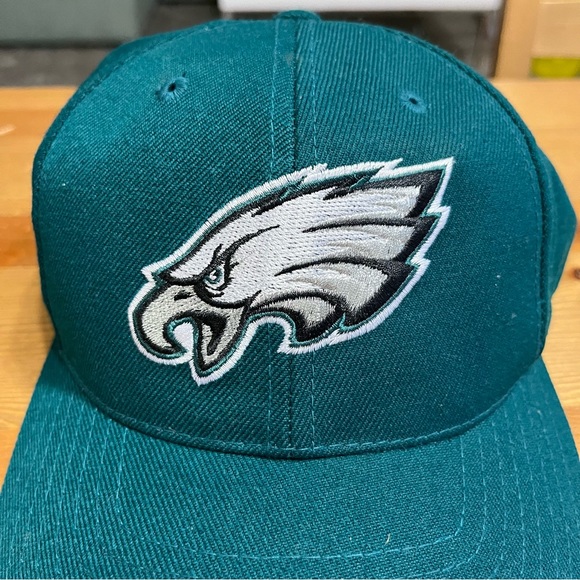 Vintage Y2K American Needle Eagles Hat Acrylic Wool Snapback - Picture 2 of 8